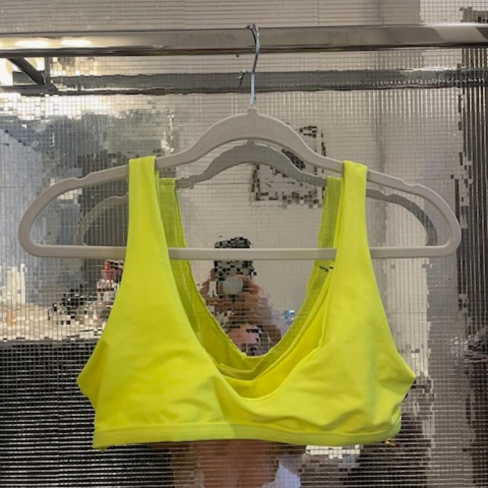 Neon Yellow Swim Top